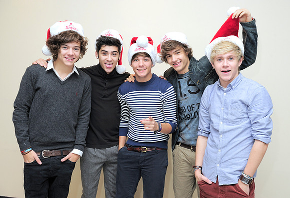 ASDA One Direction Text Santa campaign shoot